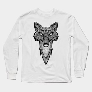 Fox tangle illustration Long Sleeve T-Shirt